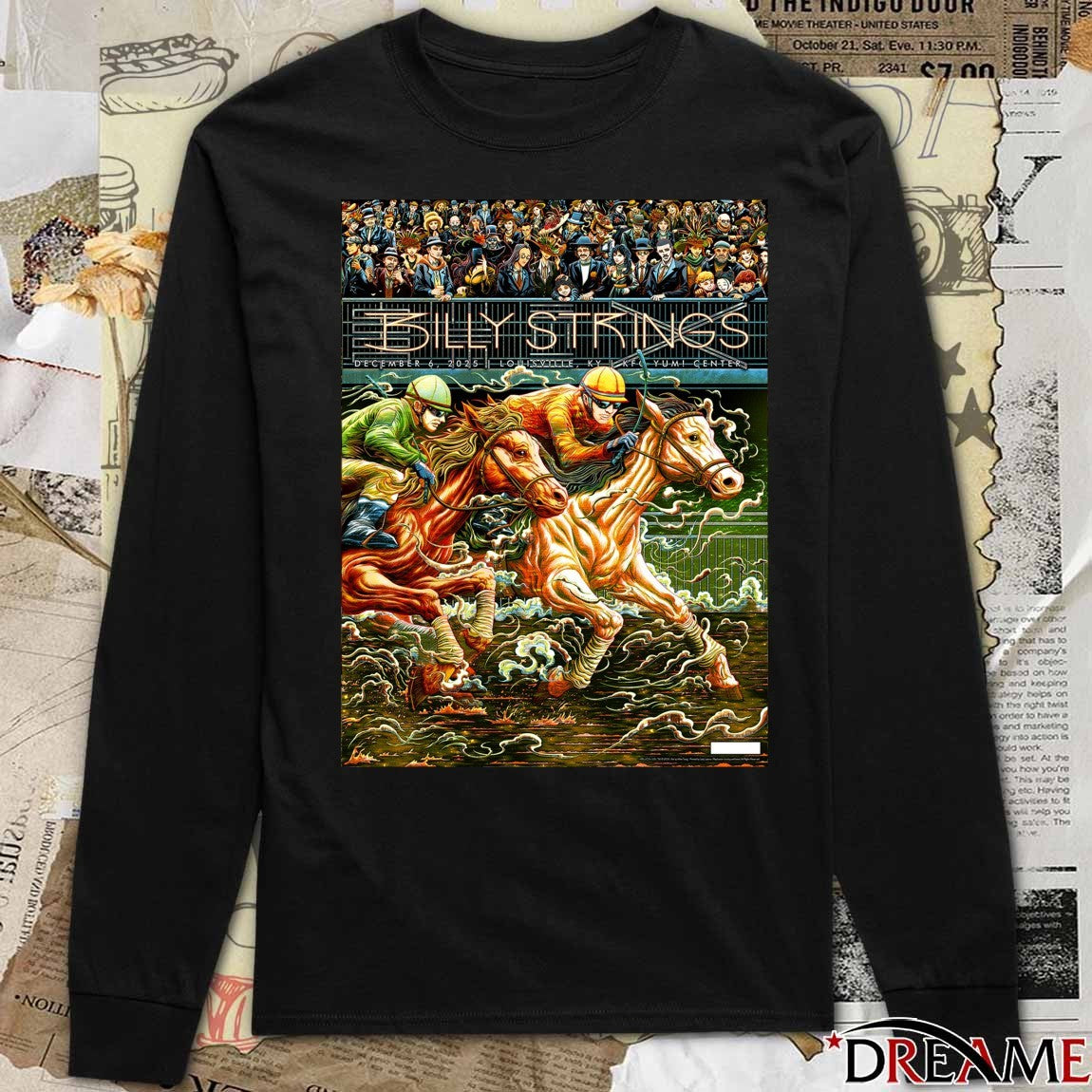 Poster Billy Strings December 6 2025 In Louisville KY KFC Yum Center t-shirt