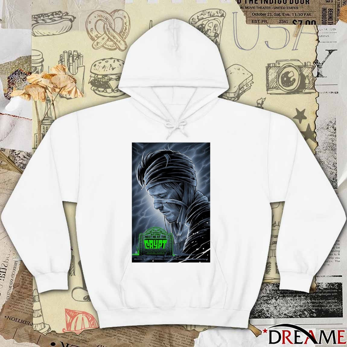 Poster Billy Strings Meet Me At The Crypt Halloween 2025 CFG Bank Arena t-shirt