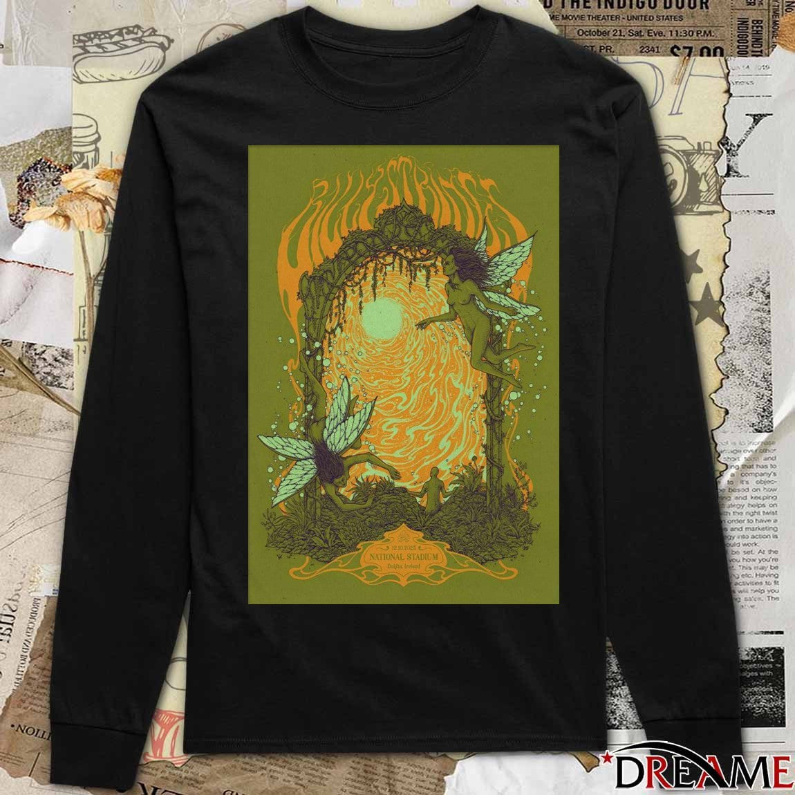 Poster Billy Strings October 12 2025 The National Stadium Tour Dublin Ireland t-shirt