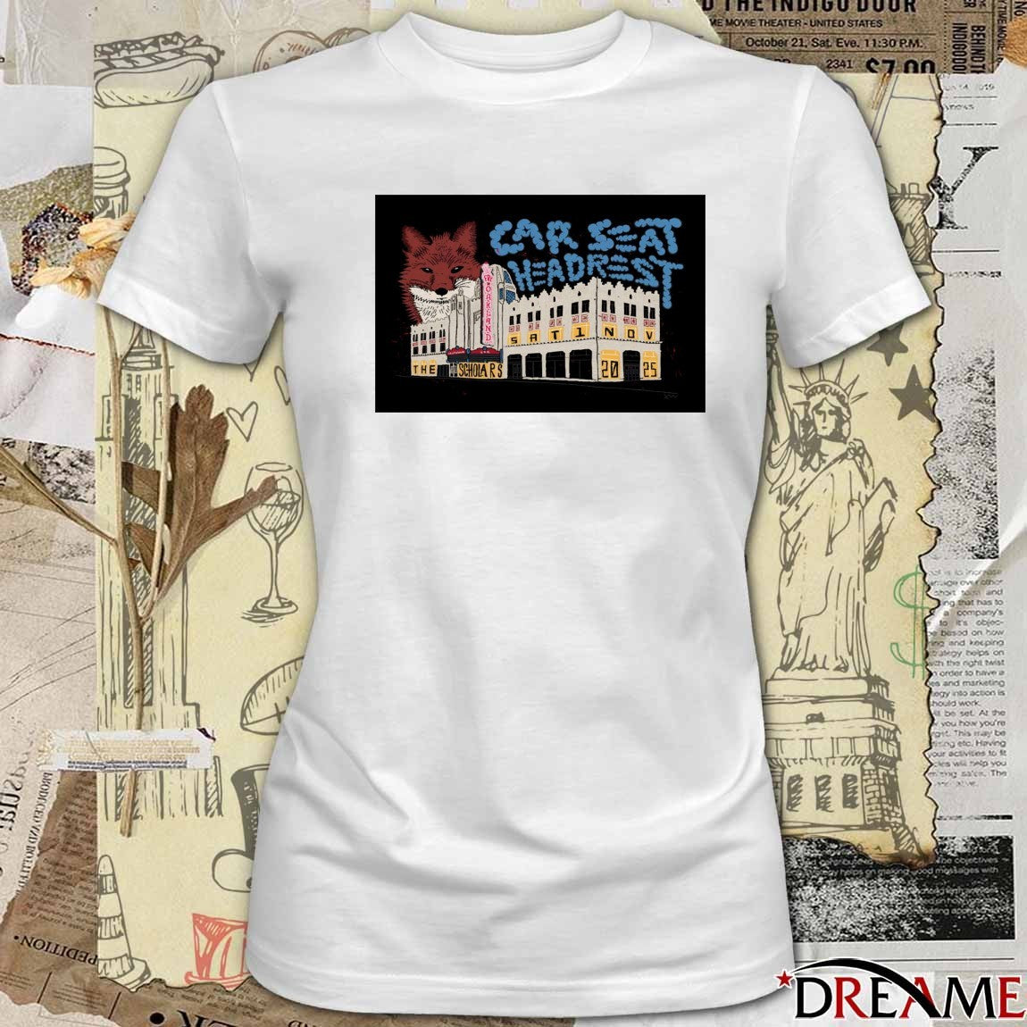 Poster Car Seat Headrest On November 1 2025 In Oakland CA Tour t-shirt