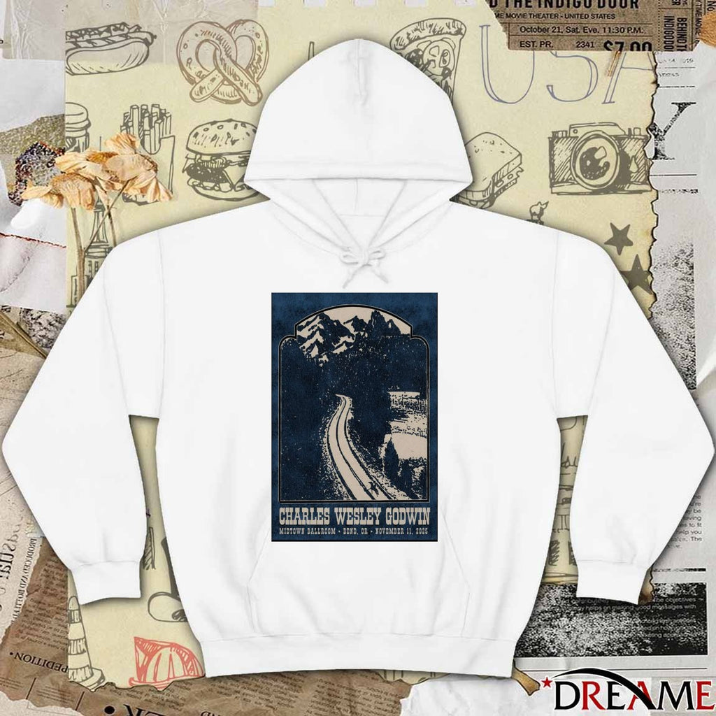 Poster Charles Wesley Godwin Midtown Ballroom In Bend OR On November 11 2025 t-shirt