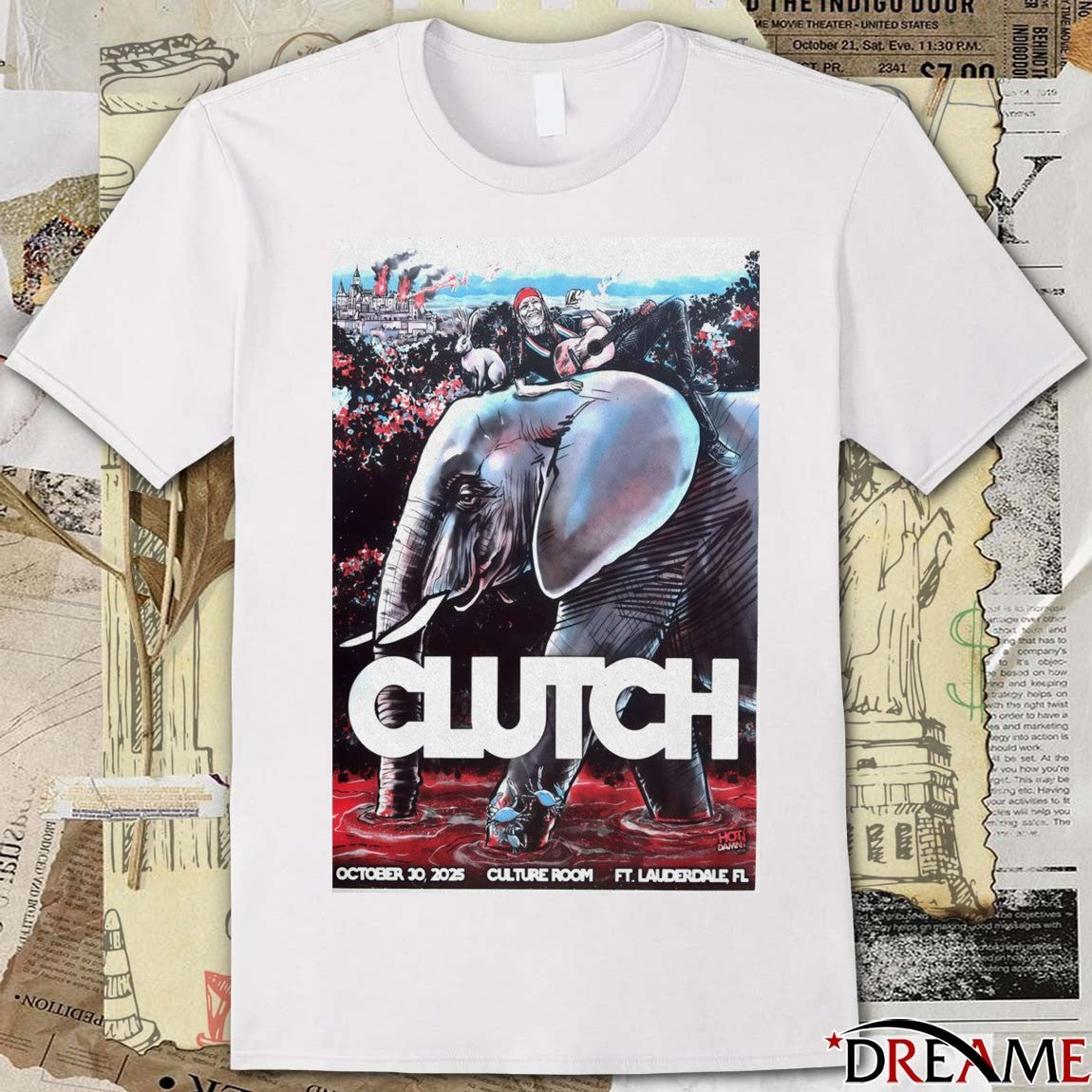 Poster Clutch Culture Room FT. Lauderdale Halloween Show On October 30 2025 t-shirt