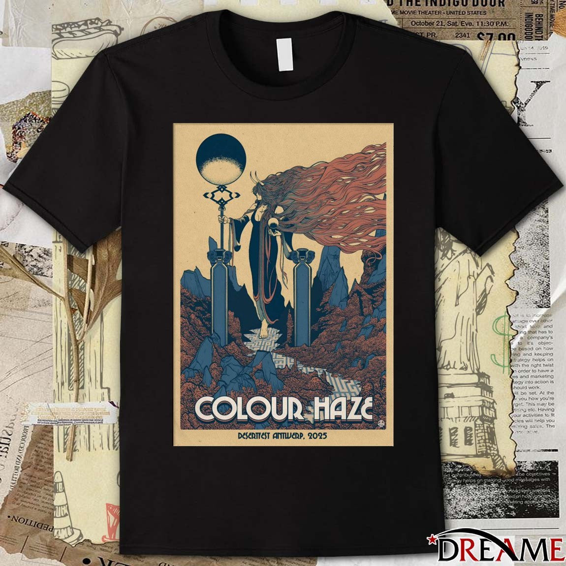 Poster Colour Haze Desertfest Antwerp On October 18 2025 t-shirt