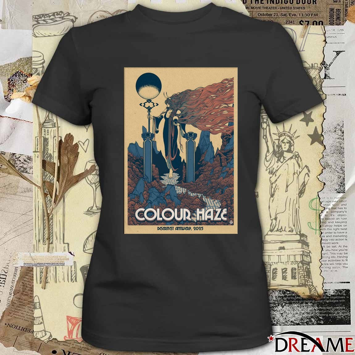 Poster Colour Haze Desertfest Antwerp On October 18 2025 t-shirt