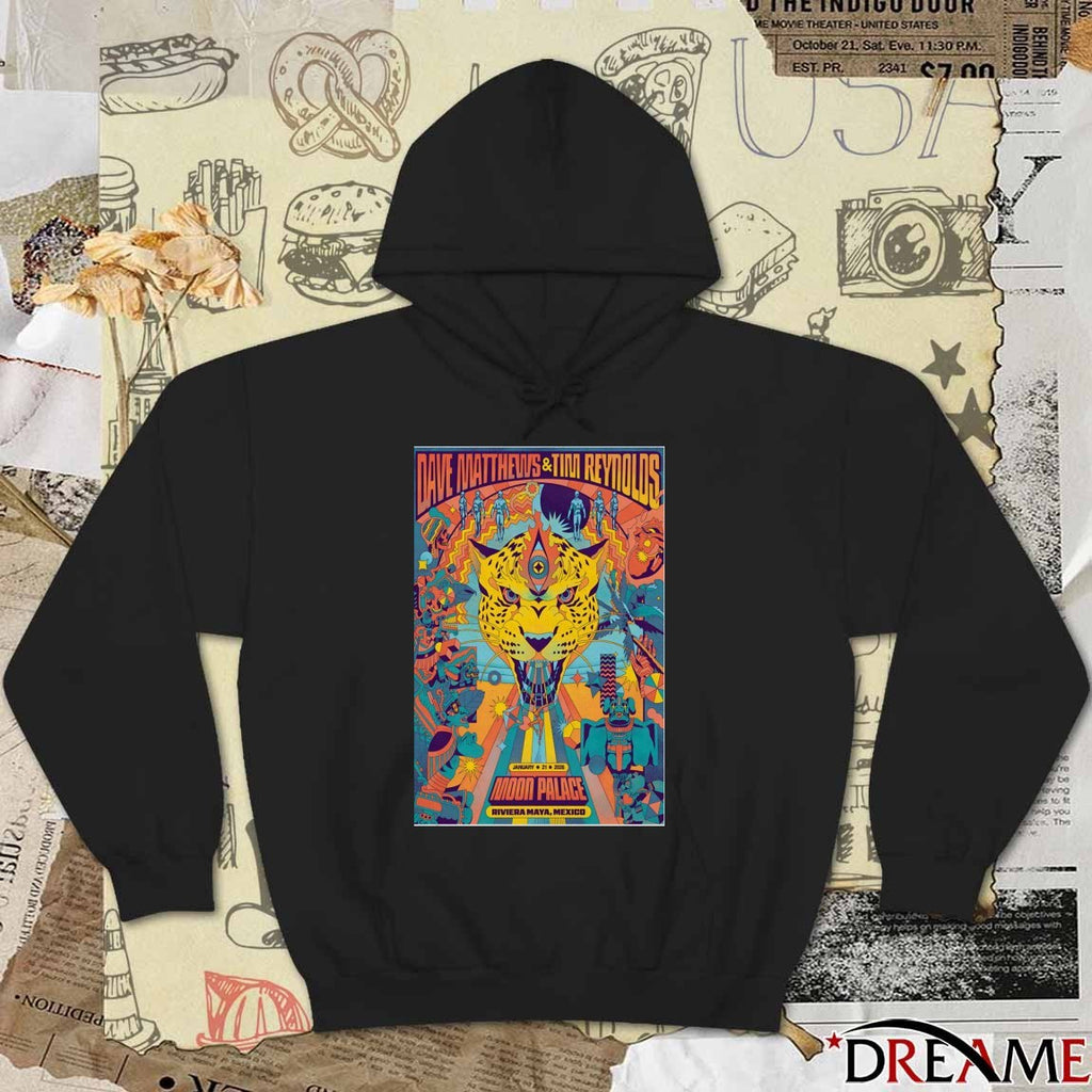 Poster Dave Matthews And Tim Reynolds Riviera Maya Mexico January 21 2026 t-shirt