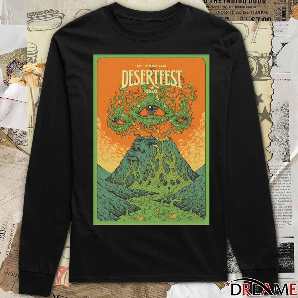 Poster Desertfest May 8-9 2026 Oslo Norway t-shirt