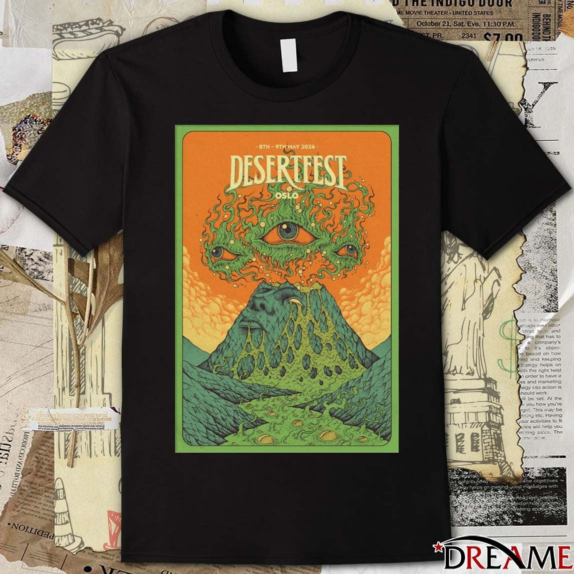 Poster Desertfest May 8-9 2026 Oslo Norway t-shirt
