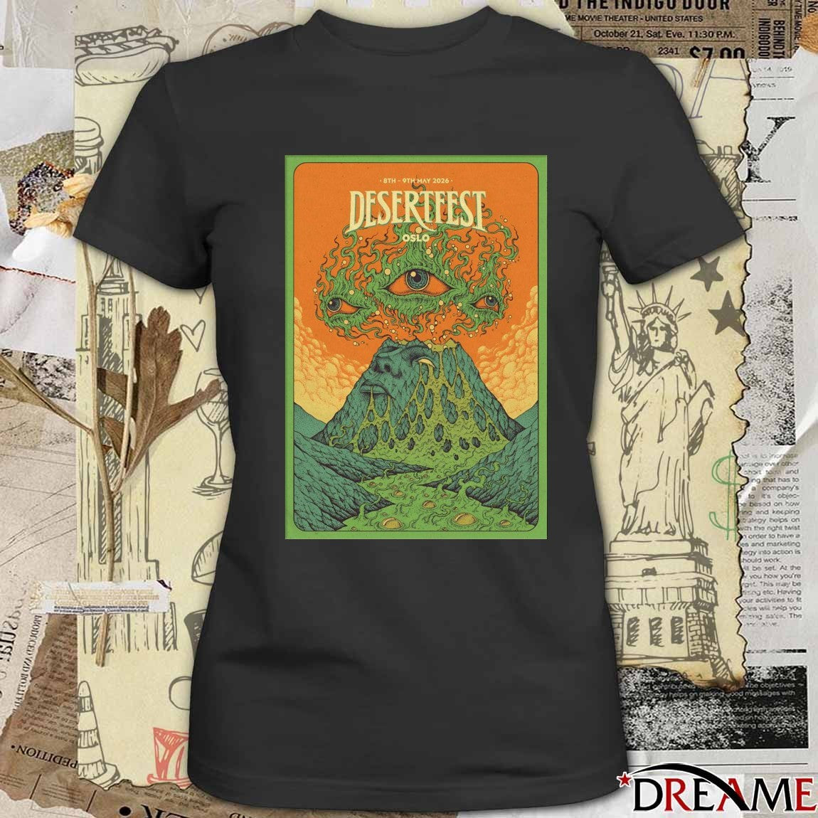 Poster Desertfest May 8-9 2026 Oslo Norway t-shirt