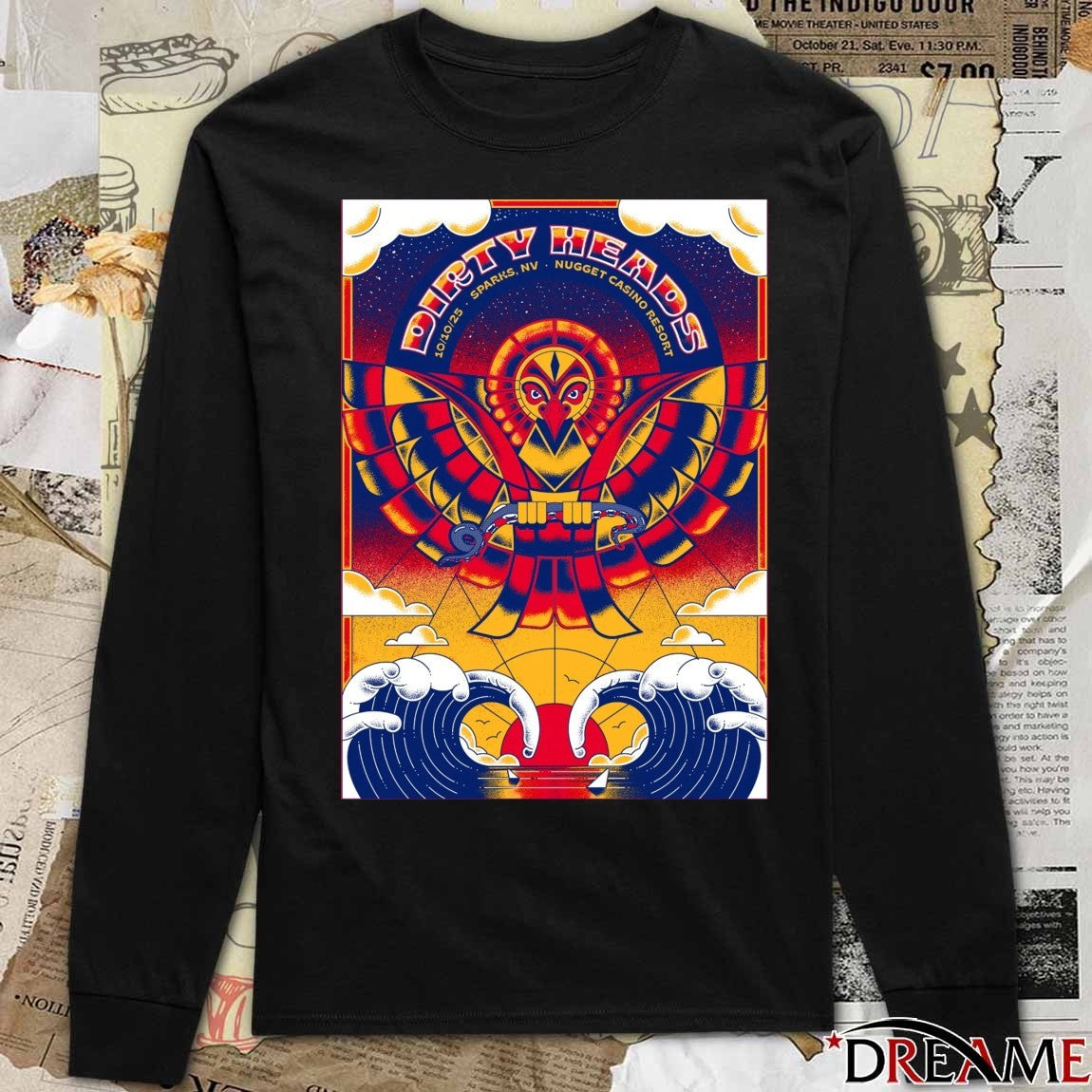 Poster Dirty Heads Nugget Casino Resort Sparks NV October 10 2025 Show t-shirt
