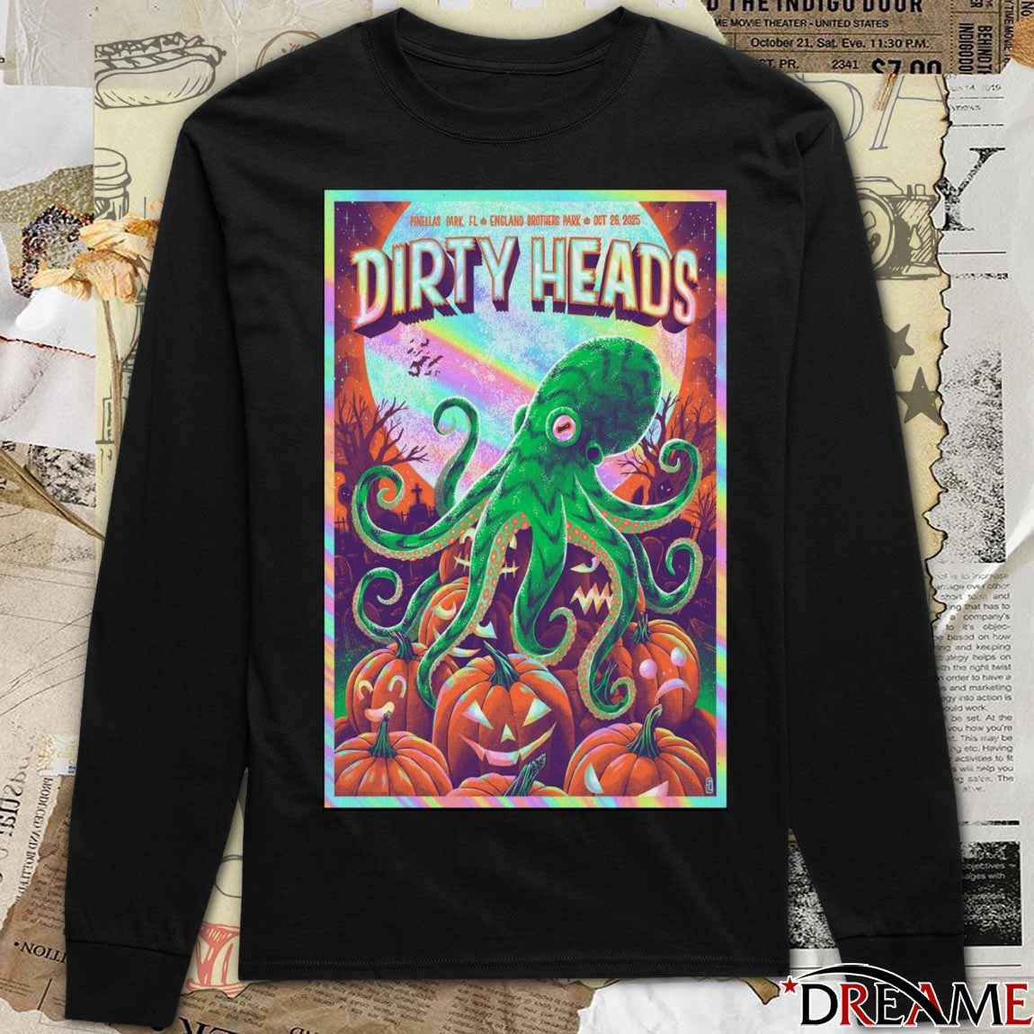 Poster Dirty Heads Tour Pinellas Park FL England Brothers Park October 26 2025 t-shirt
