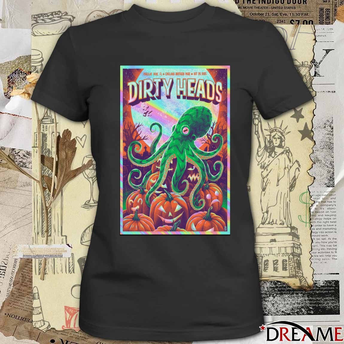 Poster Dirty Heads Tour Pinellas Park FL England Brothers Park October 26 2025 t-shirt