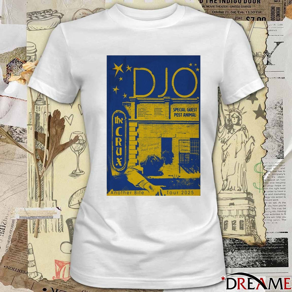 Poster Djo November 20-21 2025 Another Bite Tour Los Angeles, CA t-shirt