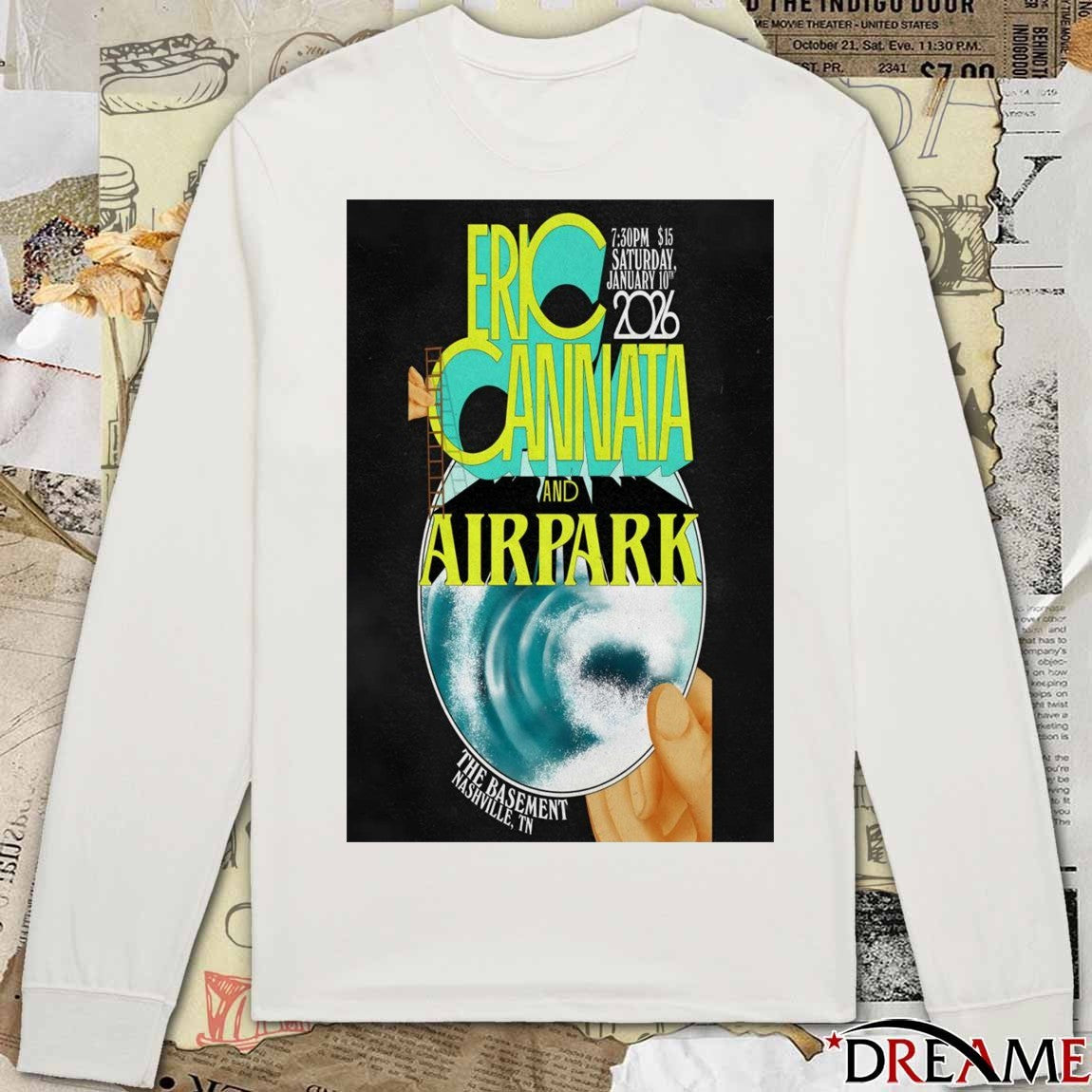 Poster Eric Cannata And Airpark January 10 2026 Nashville TN t-shirt