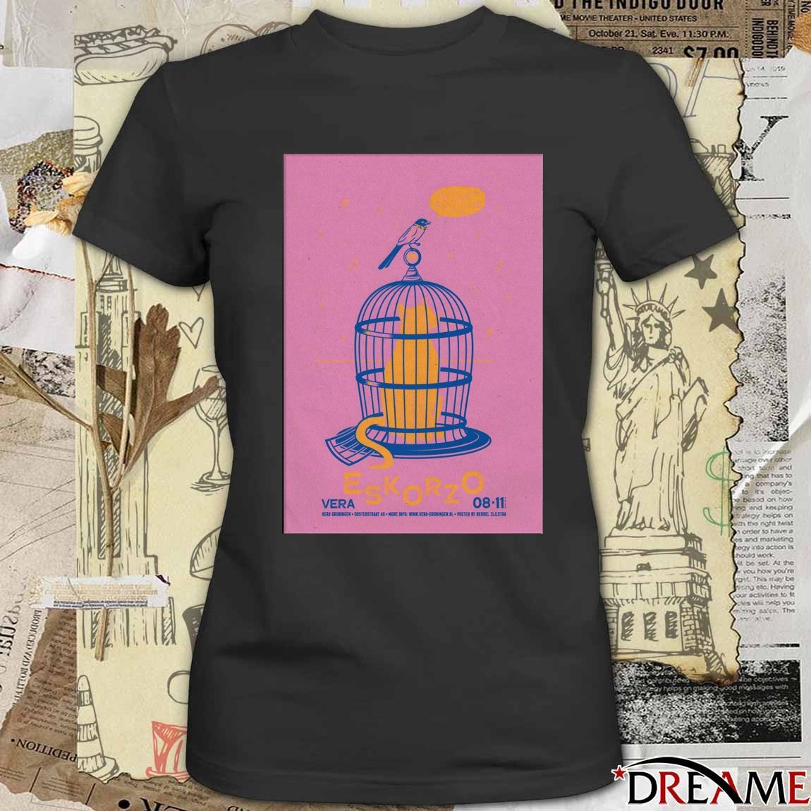 Poster Eskorzo November 8 2025 Vera in Groningen NL t-shirt