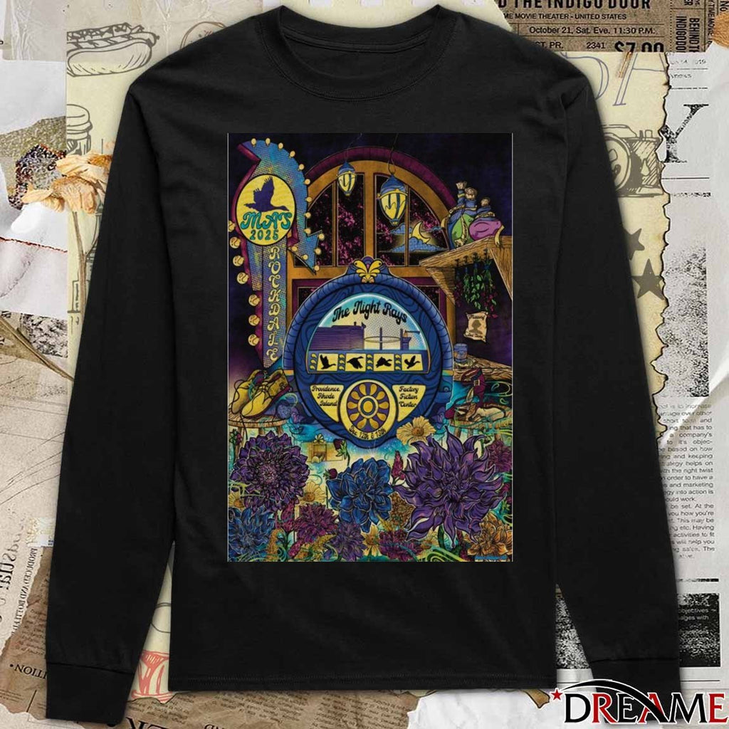 Poster GOOSE December 12-13 2025 The Night Rays Providence t-shirt