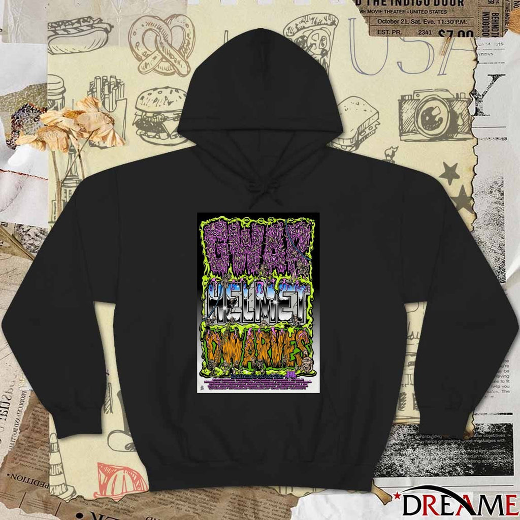 Poster GWAR Helmet Dwarves Tour The Return Of Gor Gor Tour 2025 t-shirt