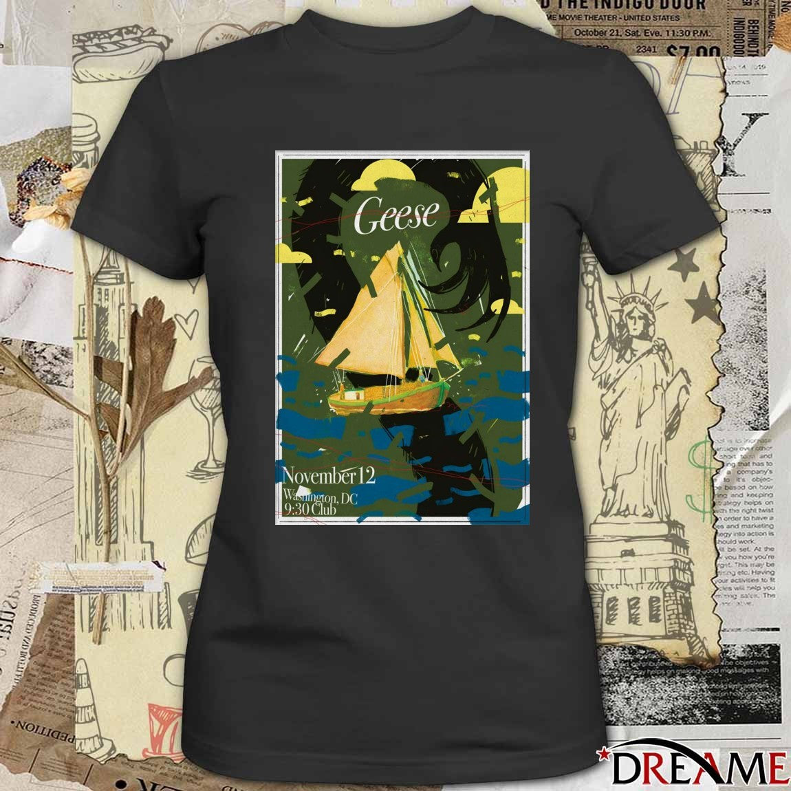Poster Geese November 12 2025 Washington DC Tour t-shirt