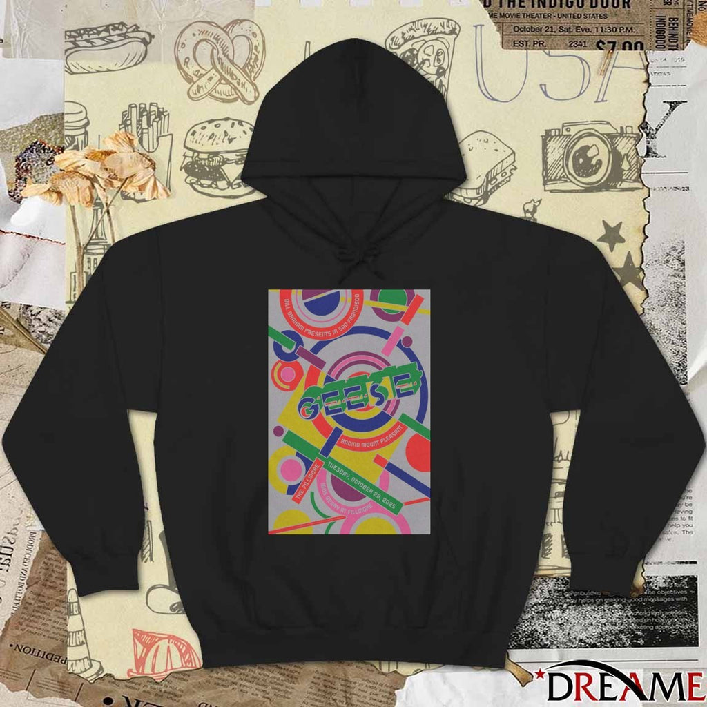 Poster Geese October 28 2025 The Fillmore San Francisco t-shirt