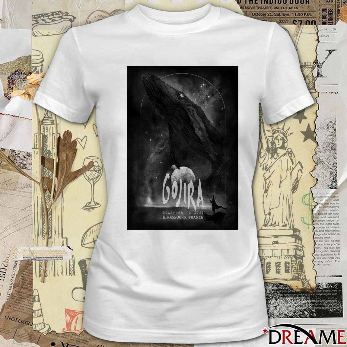 Poster Gojira December 12 2025 Zenith De Strasbourg France t-shirt