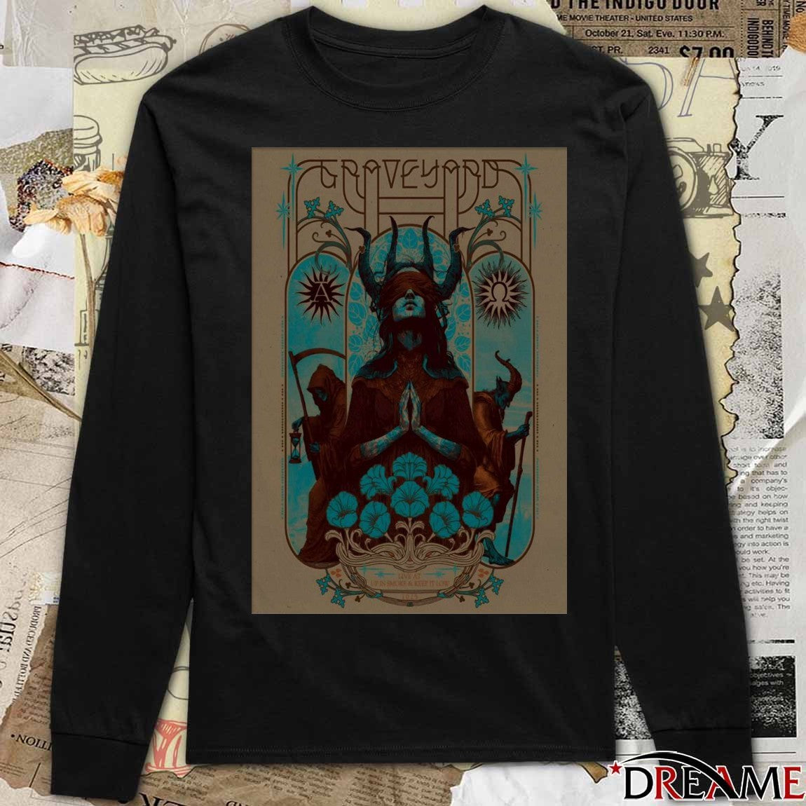 Poster Graveyard October 11 2025 Live At Backstage Munich Germany t-shirt