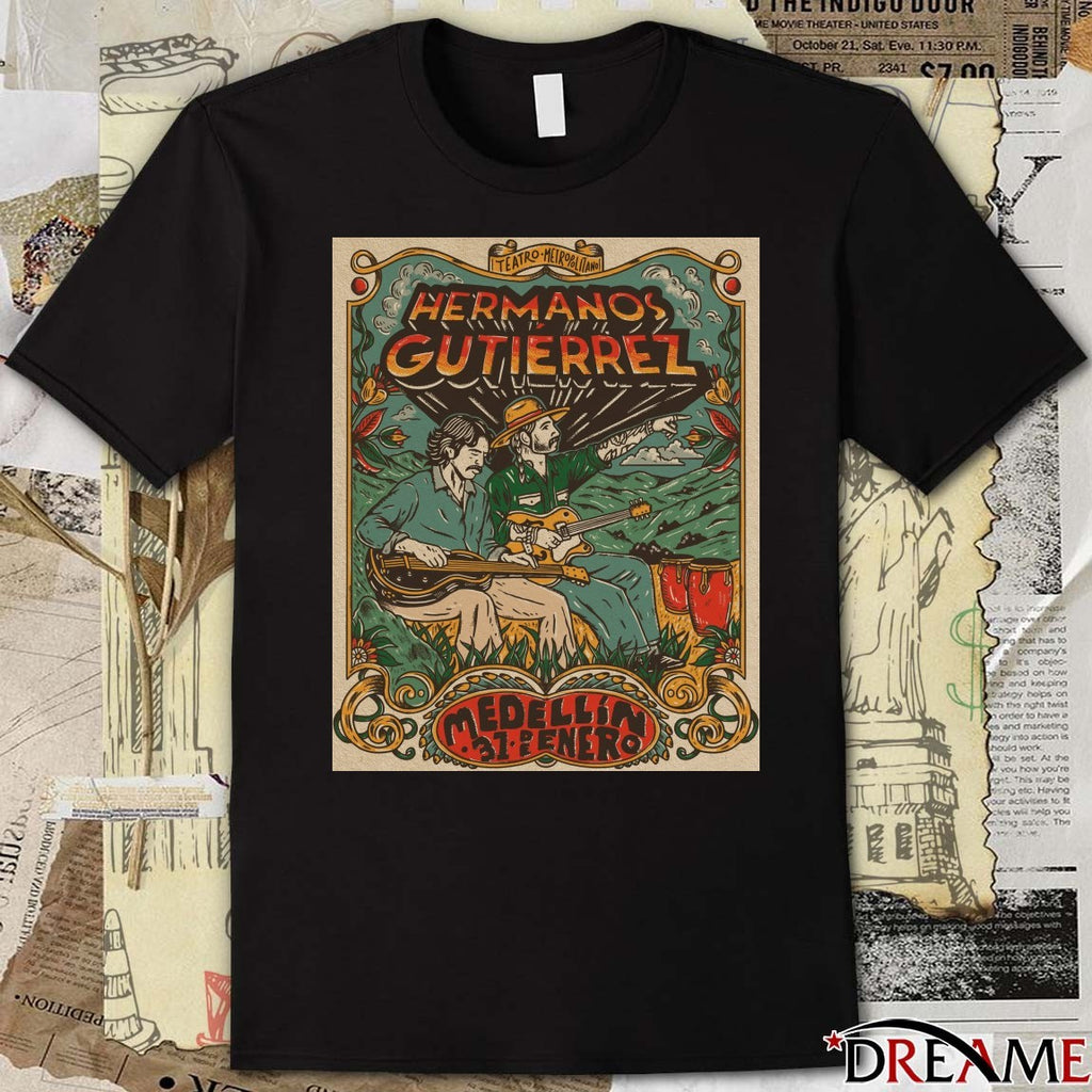 Poster Hermanos Gutierrez Medellín Colombia January 31 2026 t-shirt