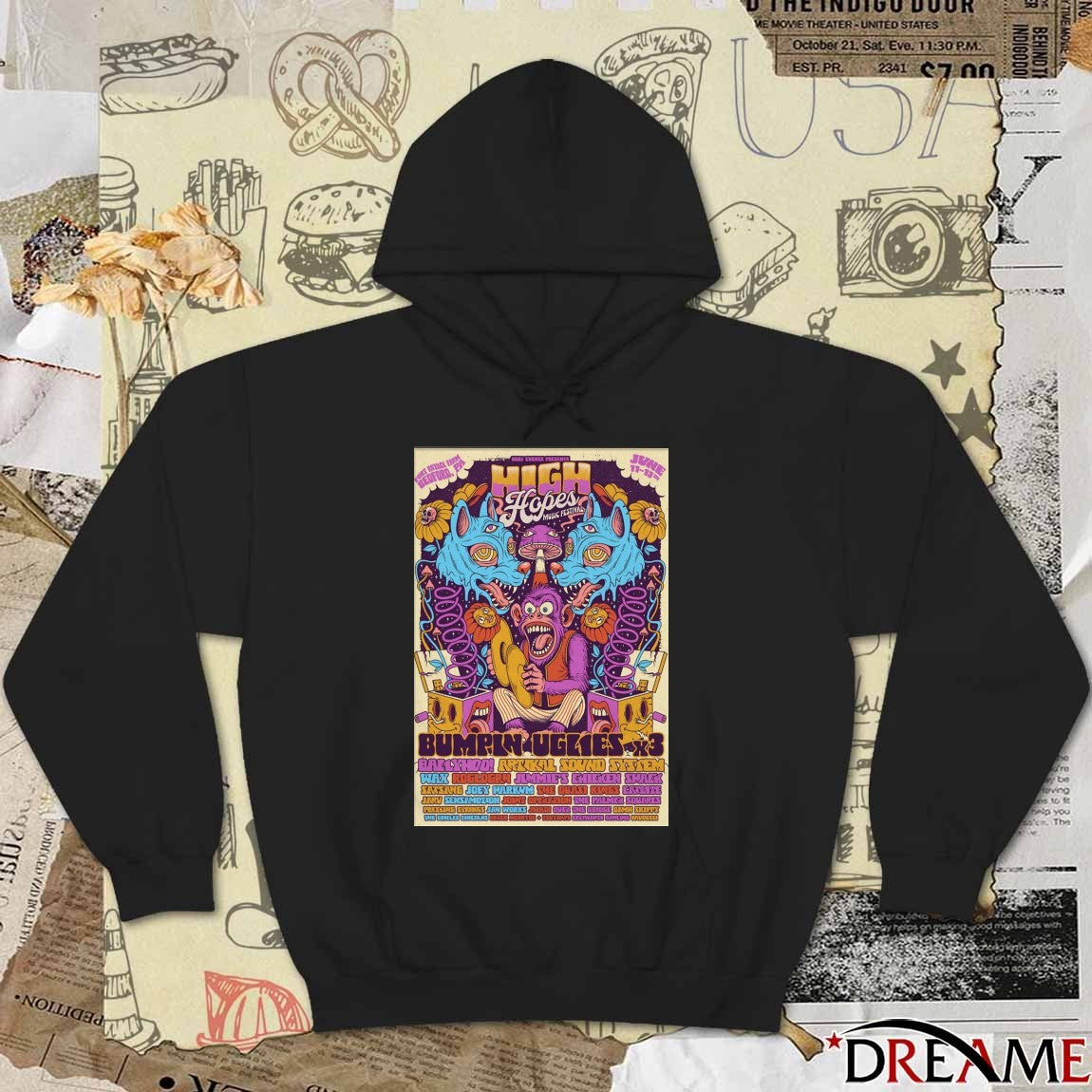 Poster High Hopes Music Festival Bedford PA June 11-13 2026 t-shirt