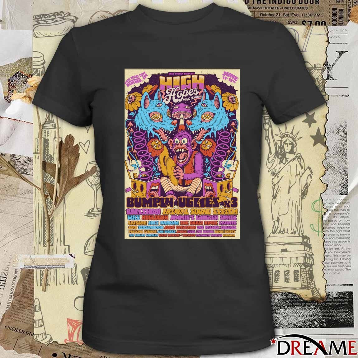Poster High Hopes Music Festival Bedford PA June 11-13 2026 t-shirt
