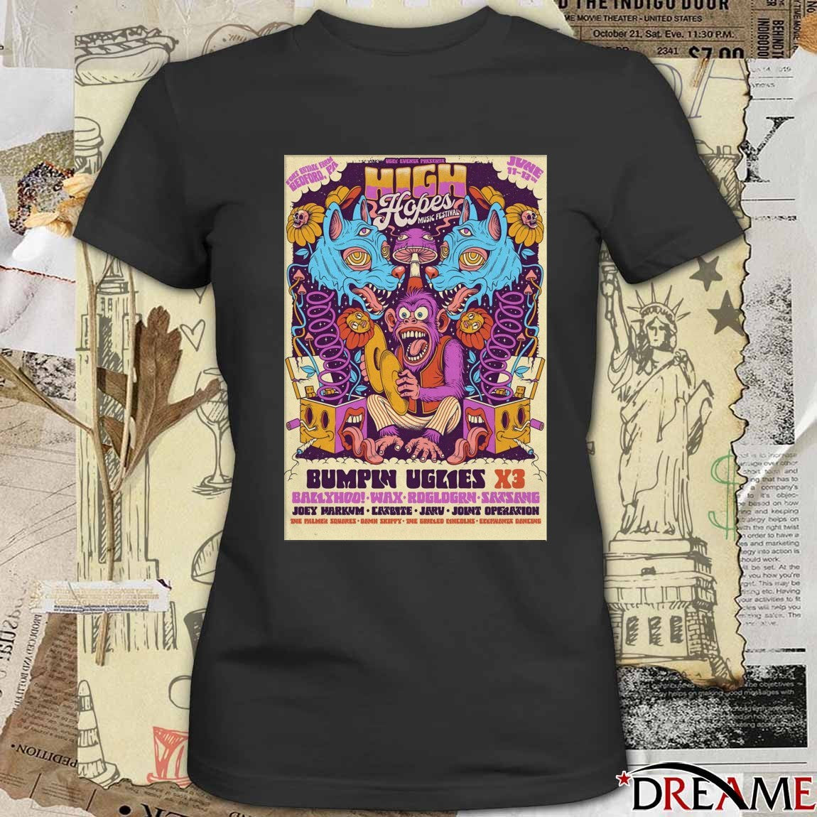 Poster High Hopes Music Festival June 11-13 2026 In Bedford PA t-shirt