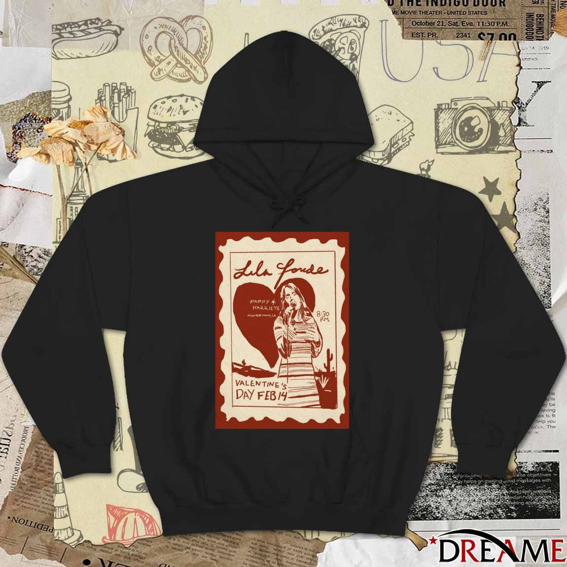 Poster Ila Forde Pioneertown CA Valentine’s Day February 14 2026 t-shirt
