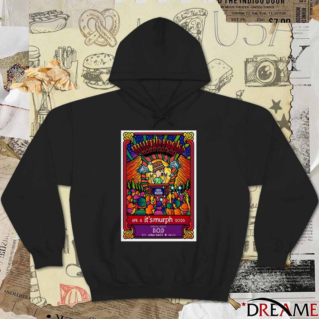 Poster Its Murph Red Rocks Amphitheatre Morrison April 4 2026 t-shirt