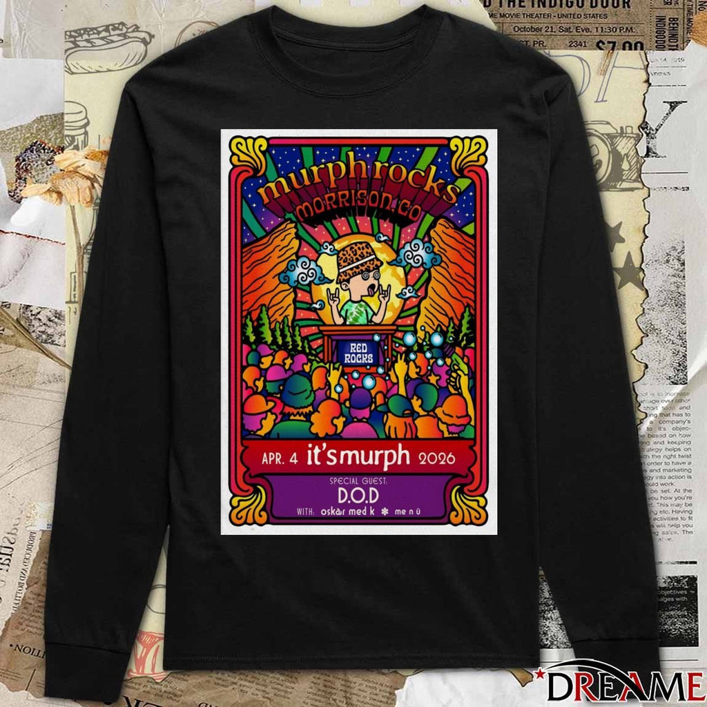 Poster Its Murph Red Rocks Amphitheatre Morrison April 4 2026 t-shirt