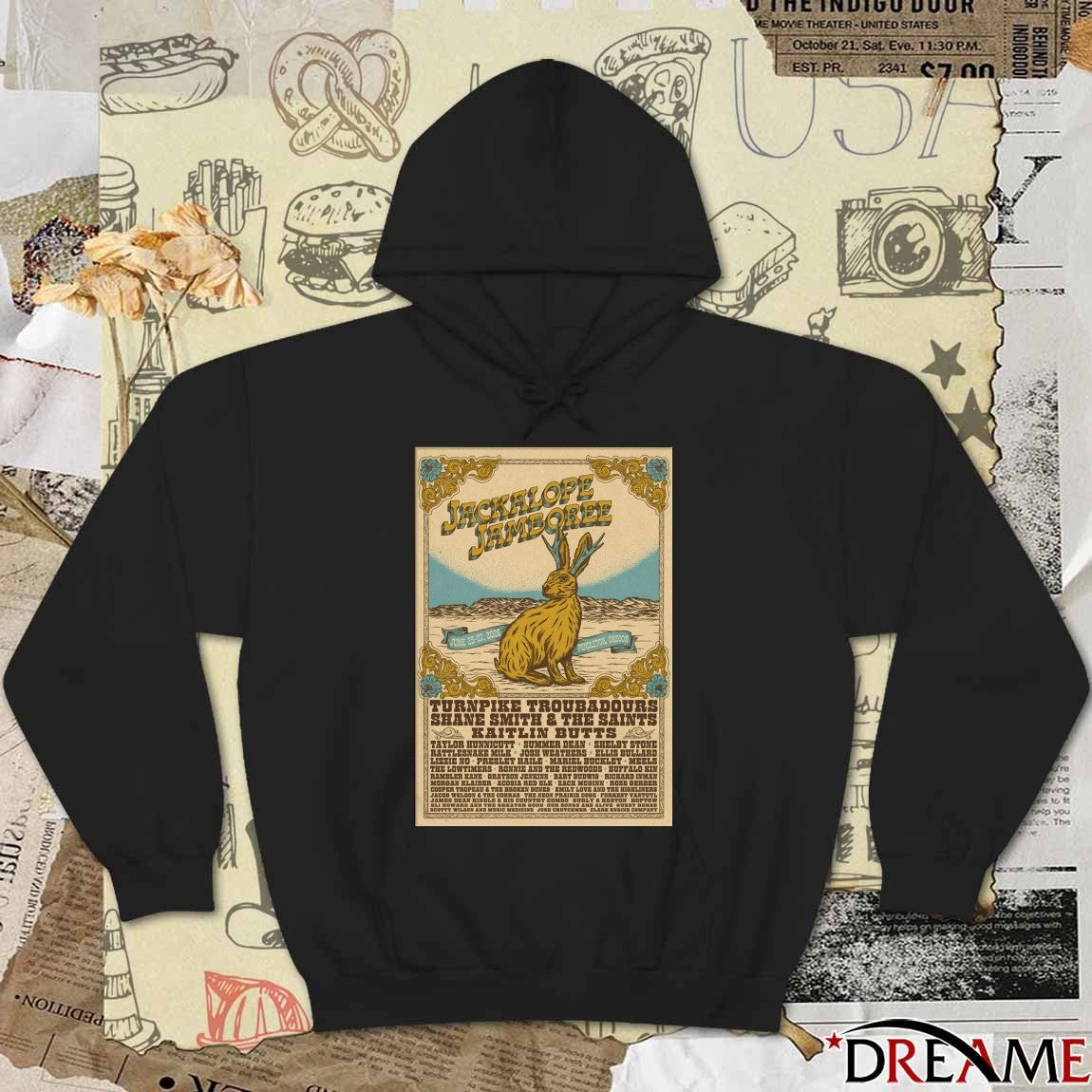 Poster Jackalope Jamboree Event Pendleton OR June 25-27 2026 t-shirt