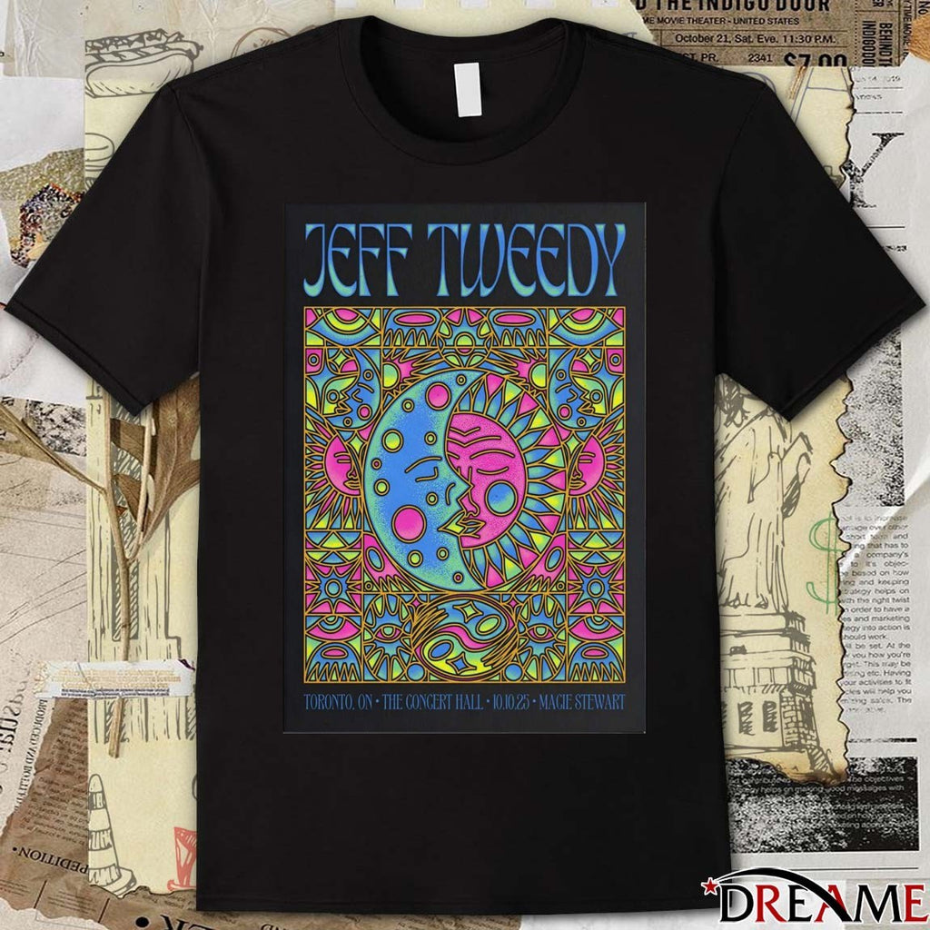 Poster Jeff Tweedy 10.10.2025 The Concert Hall in Toronto ON Magie Stewart t-shirt
