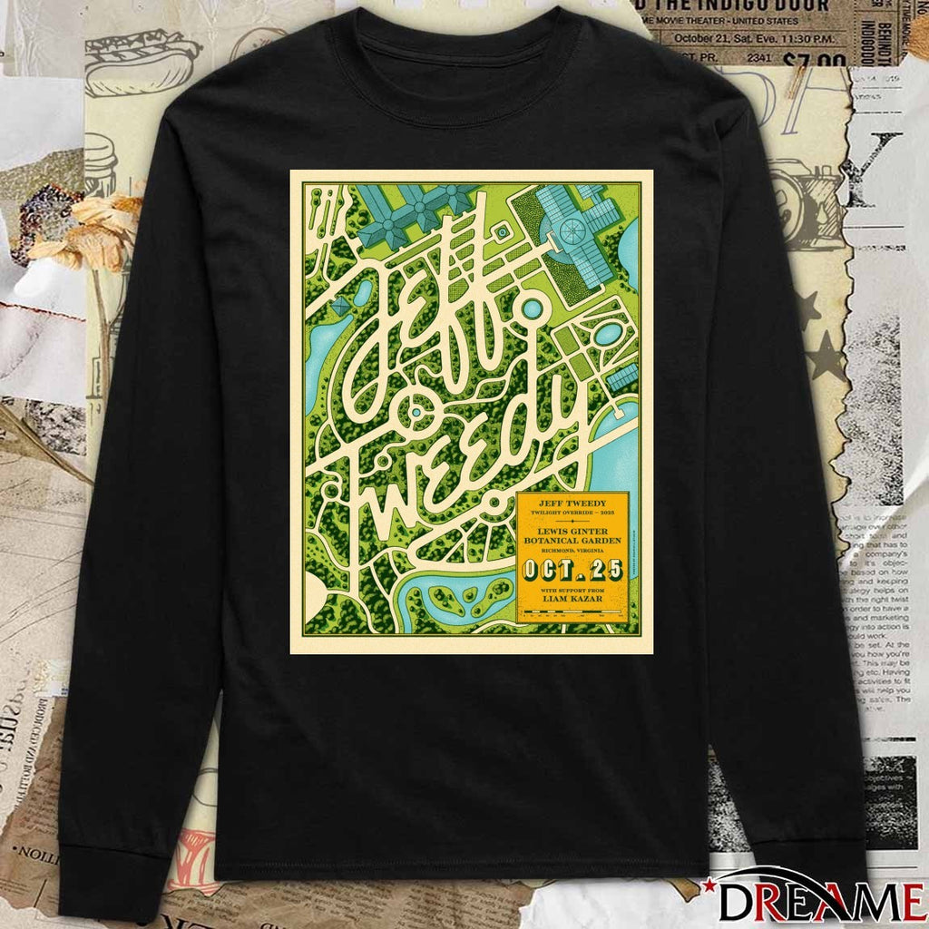 Poster Jeff Tweedy Lewis Ginter Botanical Garden Richmond VA October 25 2025 t-shirt