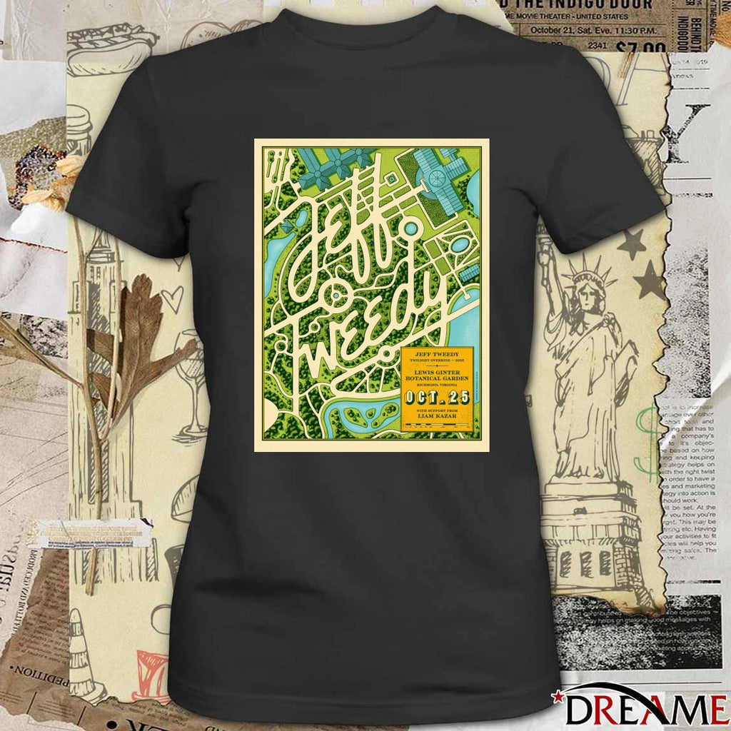 Poster Jeff Tweedy Lewis Ginter Botanical Garden Richmond VA October 25 2025 t-shirt