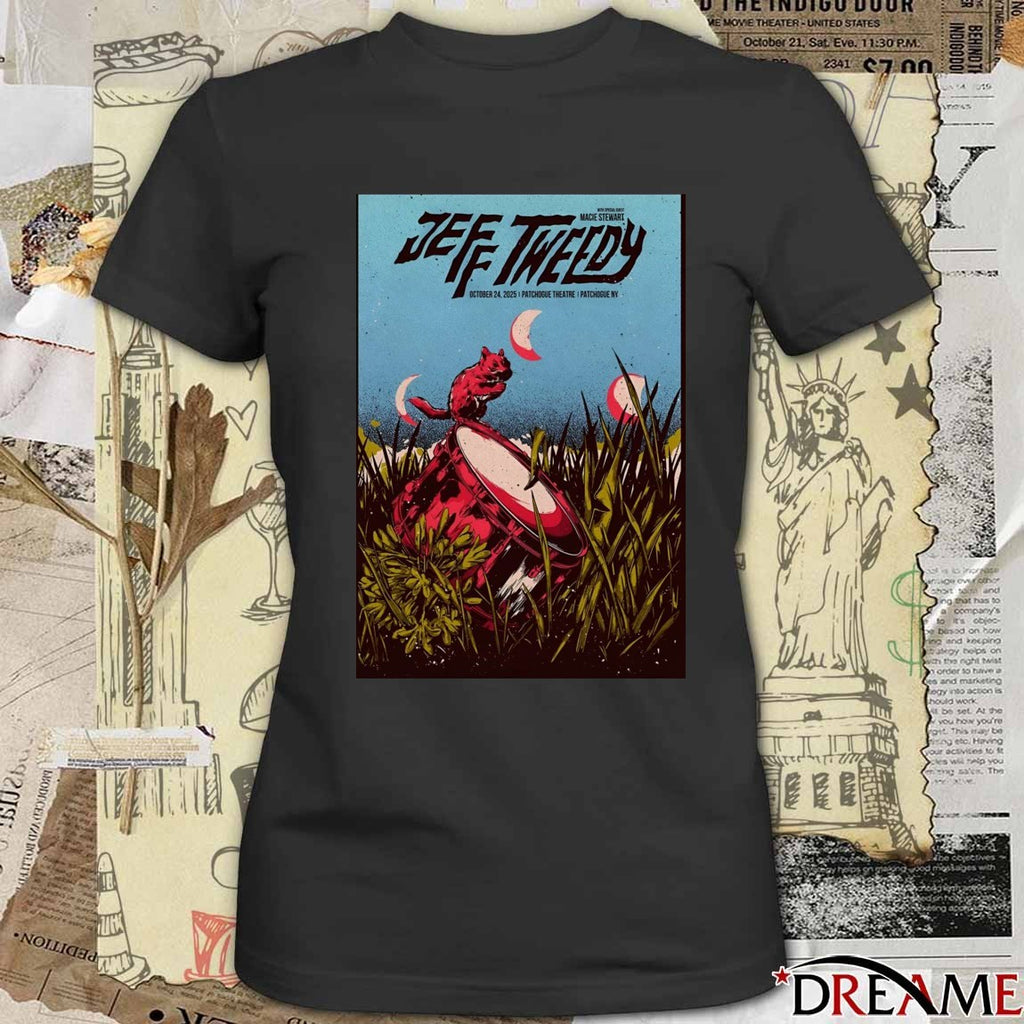 Poster Jeff Tweedy Patchogue Theatre in Patchogue NY October 24 2025 t-shirt