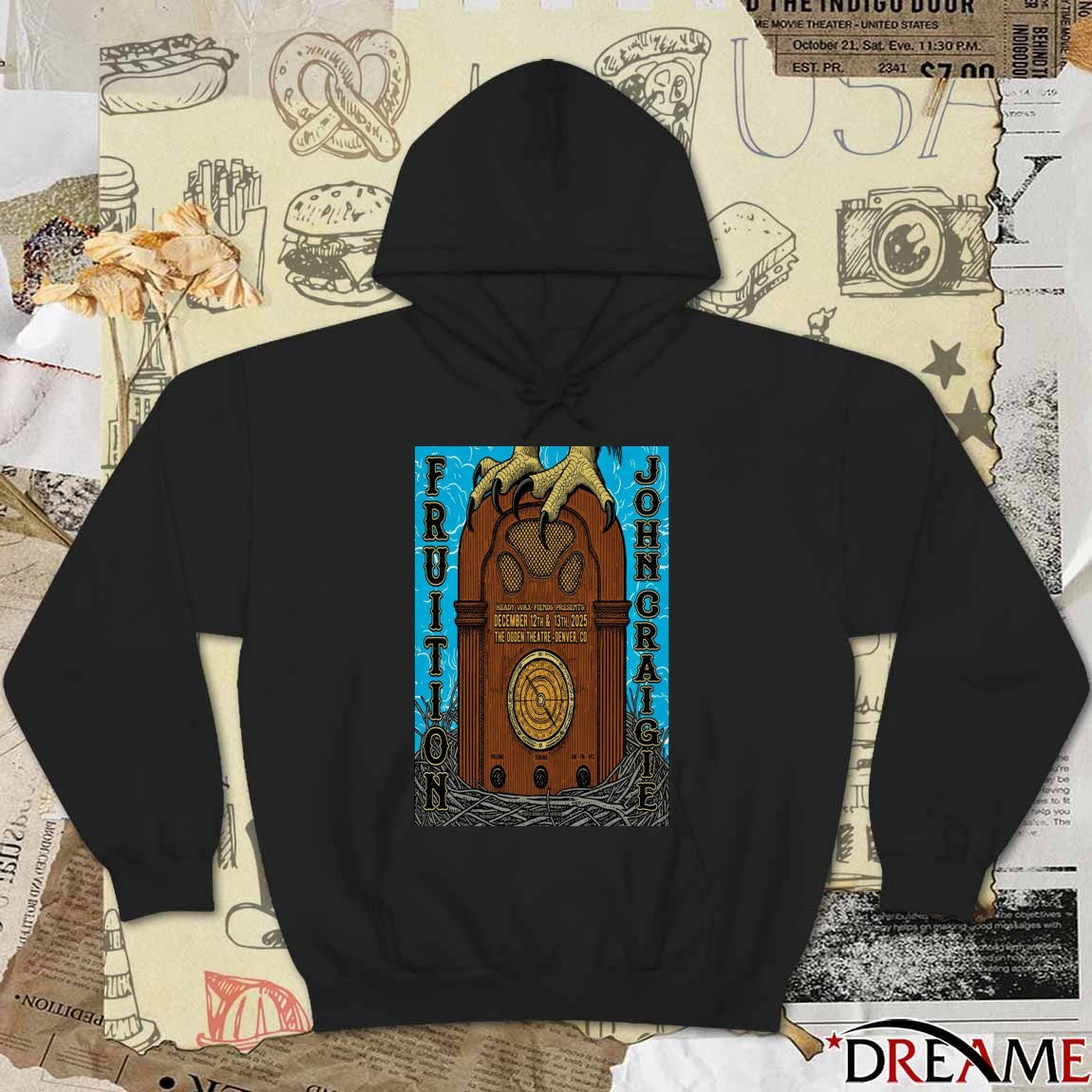 Poster John Craigie With Fruiton In Denver CO On December 12-13 2025 t-shirt