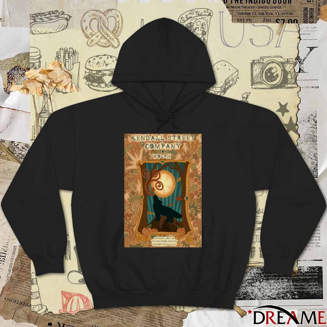 Poster Kendall Street Company October 18 2025 Jefferson Theater in Charlottesville VA t-shirt