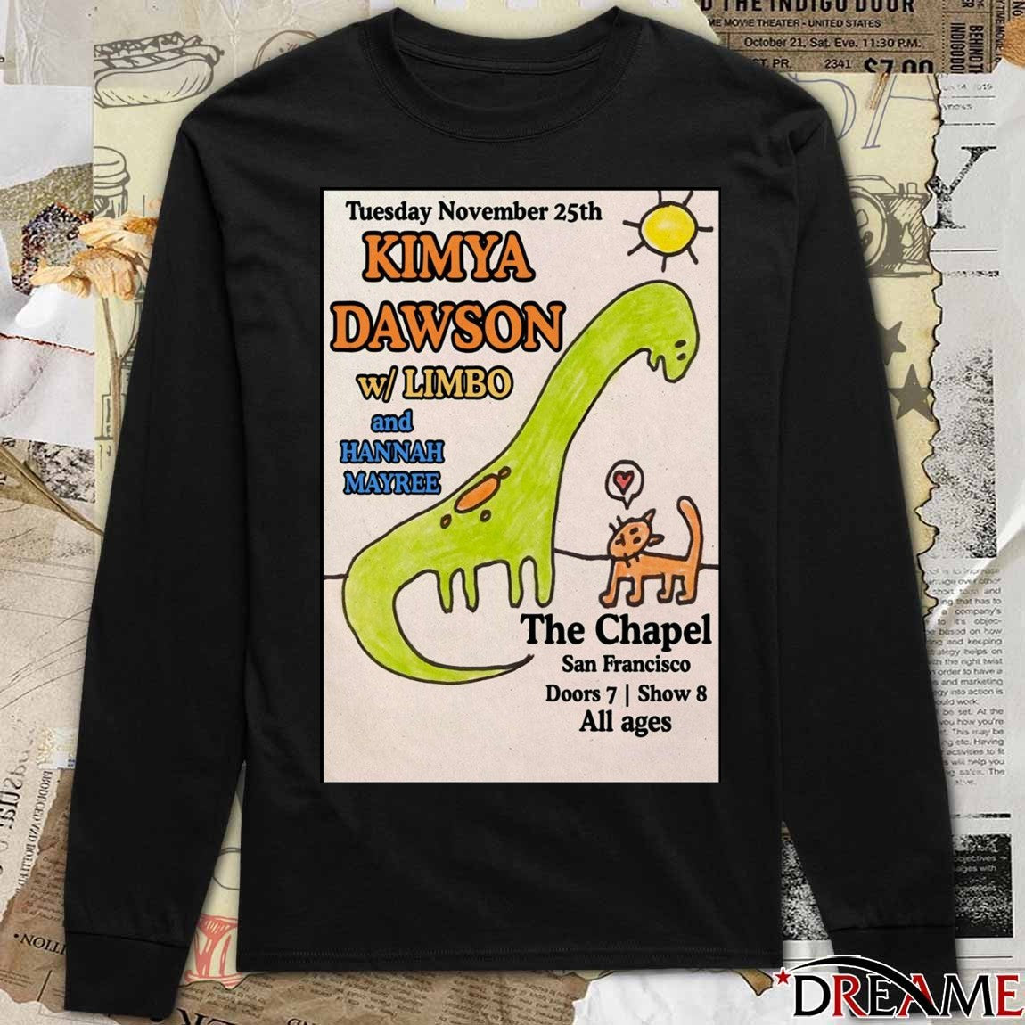 Poster Kimya Dawson November 25 2025 The Chapel in San Francisco CA t-shirt