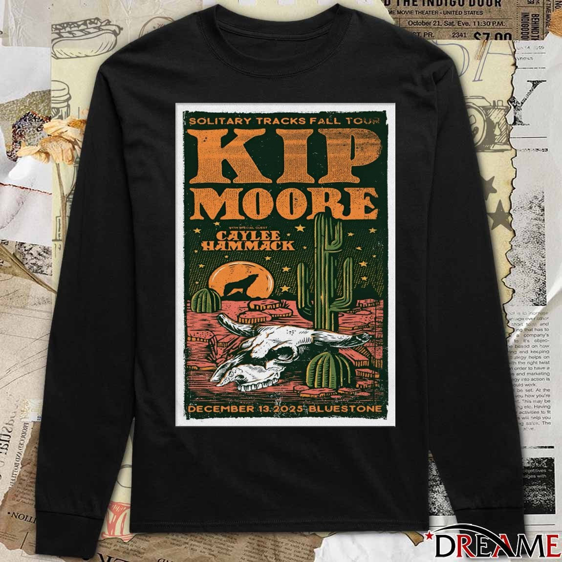 Poster Kip Moore December 13 2025 The Bluestone In Columbus OH t-shirt