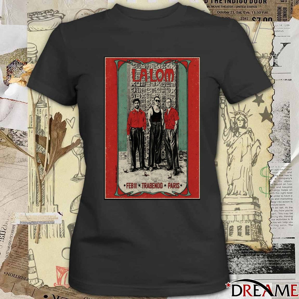Poster La Lom February 11 2026 Trabendo Paris FR t-shirt