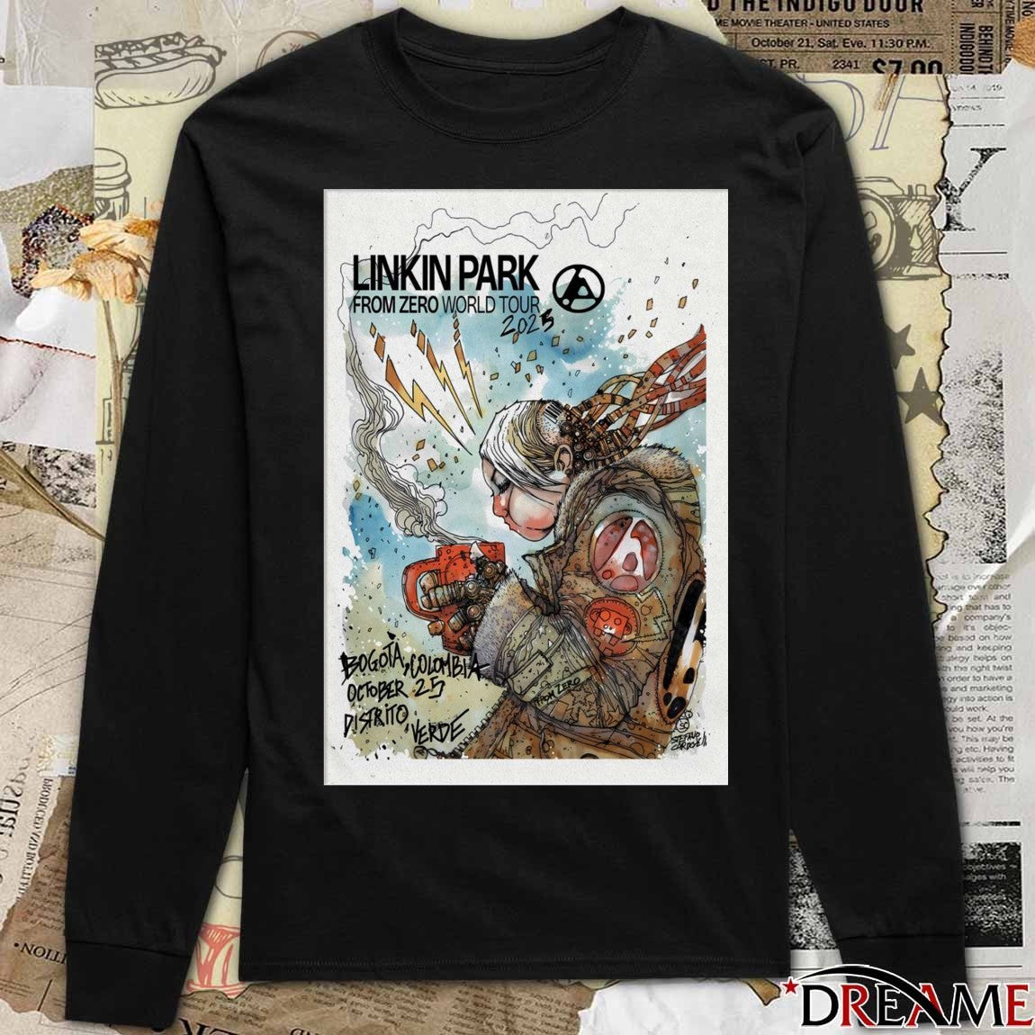 Poster Linkin Park From Zero World Tour Bogotá Colombia 25 October 2025 t-shirt