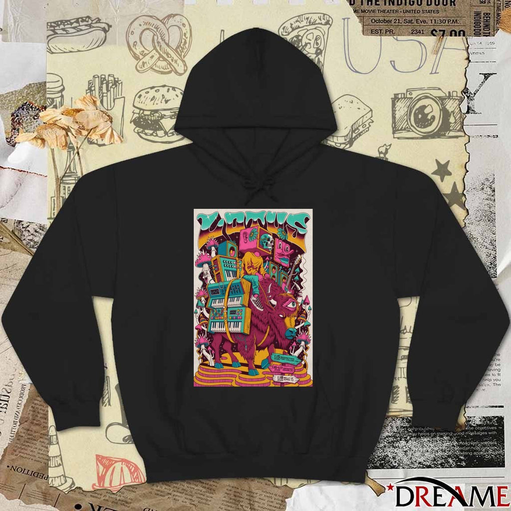 Poster Lotus January 15 2026 Washington’s in Fort Collins CO t-shirt