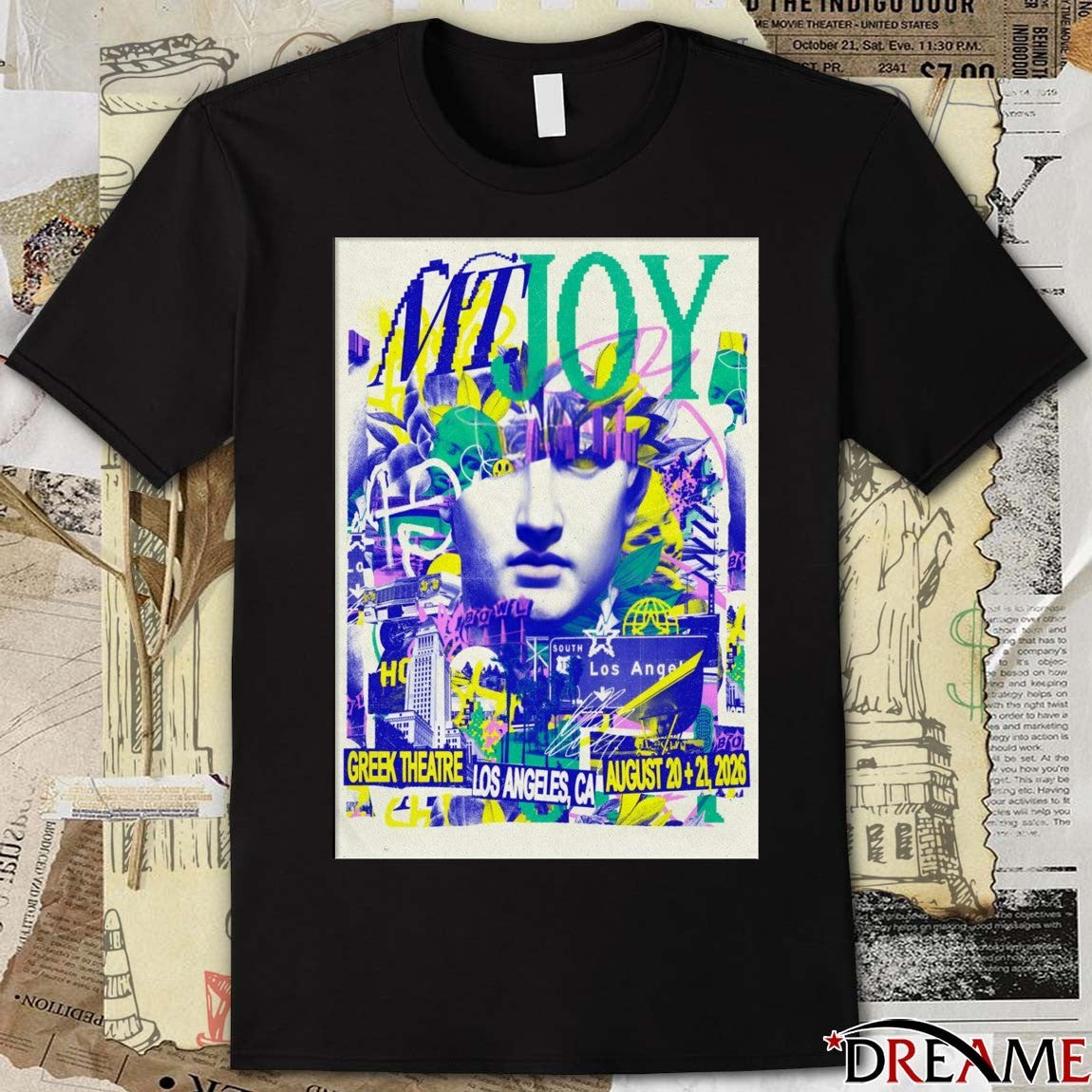 Poster MT. Joy Greek Theatre In Los Angeles CA On August 20-21 2026 t-shirt