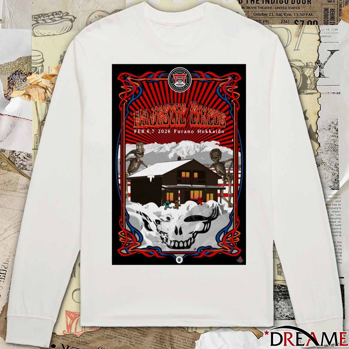 Poster Majestic Circus Furano Hokkaido February 6,7 2026 t-shirt
