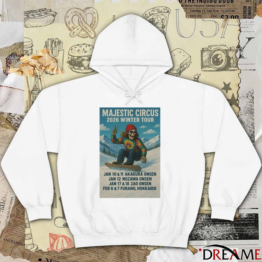 Poster Majestic Circus Winter Tour January – February 2026 t-shirt