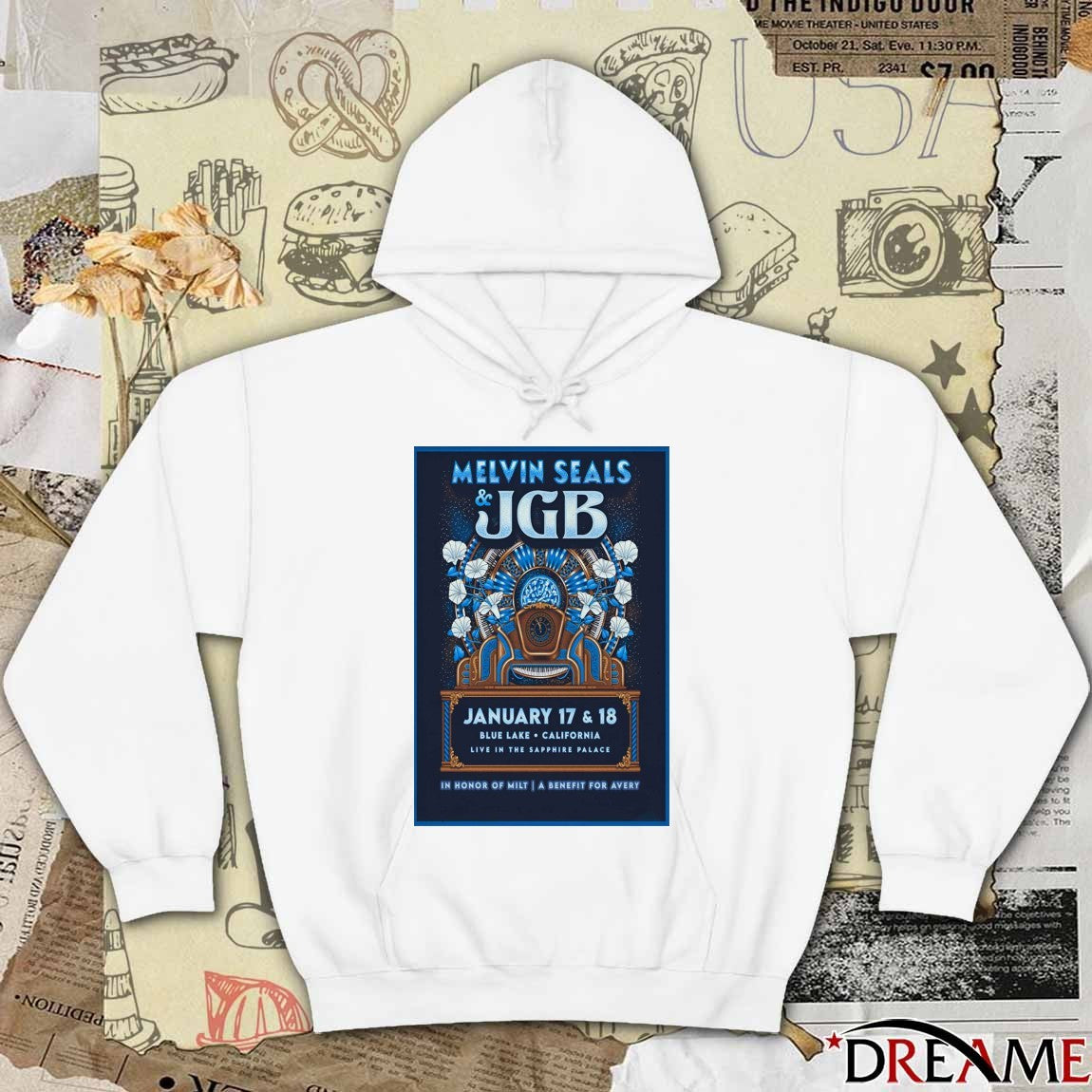 Poster Melvin Seals And JGB Tour Blue Lake CA On January 17-18 2026 t-shirt