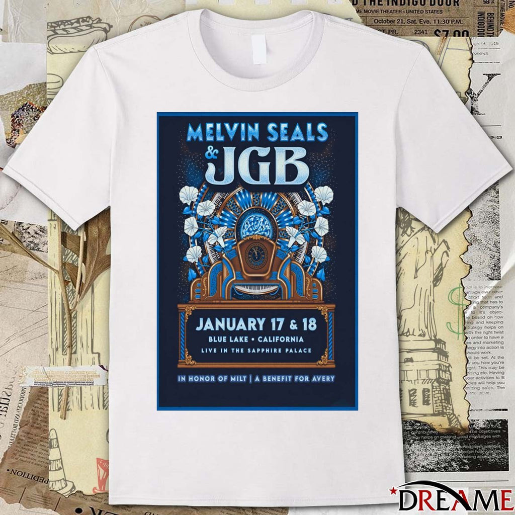 Poster Melvin Seals And JGB Tour Blue Lake CA On January 17-18 2026 t-shirt