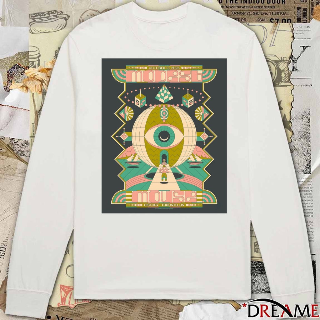 Poster Modest Mouse History Toronto ON October 13 2025 t-shirt