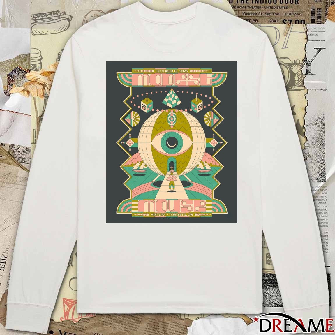 Poster Modest Mouse History Toronto ON October 13 2025 t-shirt